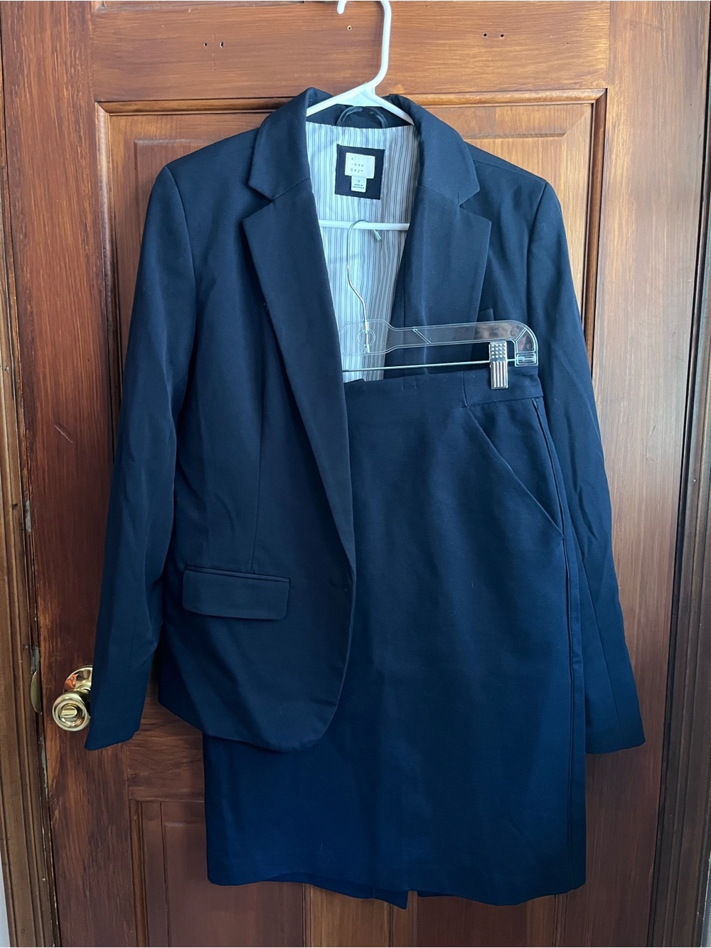 a new day Navy Blazer and Skirt Set